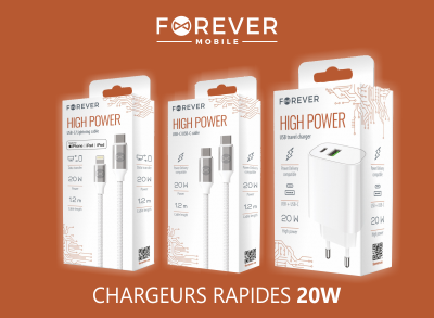 Chargeurs rapides 20w