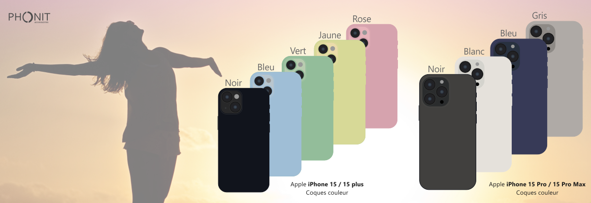 Coques couleur apple iphone 15 series