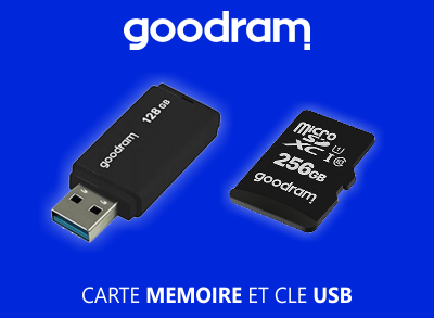 Cartes mémoires et clés USB