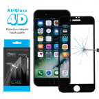 Apple iPhone 8 - Full Cover Tempered Glass Screen Protector - Black - AirGlass 4D - Phonit