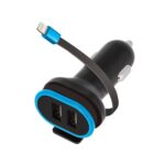 Chargeur auto 2xUSB 3A + Câble Lightning - CC-02 - Forever – Image 2