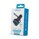Chargeur auto 2xUSB 3A + Câble USB vers Micro USB - CC-02 - Forever