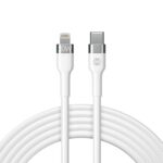 Câble de Charge Rapide Flexible - USB-C vers Lightning - 2m 20W - Blanc - Forever – Image 4