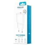 Adaptateur chargeur secteur ultra rapide 1x Type C - PD 20W - Forever