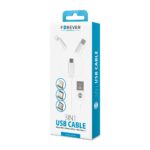 Câble de Charge et Synchro - iPhone/Android - 3 en 1 - Gris - Forever