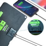 Chargeur panneau solaire pliable USB-A USB-C 21W - Swissten – Image 5