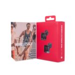 Oreillettes stéréo Bluetooth sans fils - TWE-100 - Noir - Forever – Image 2