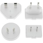 Adaptateur chargeur secteur de voyage multi fiches - 1x USB 2.1A - Capdase – Image 6