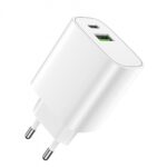 Adaptateur chargeur secteur ultra rapide 1xType C + 1xUSB - 20W - Forever Cuivre – Image 2