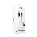 Câble de Charge et Synchro - USB vers Lightning - 1.5m 2.4A - Noir - Core – Image 2