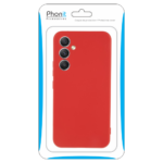 Samsung Galaxy A34 5G - Housse silicone souple - Rouge - Phonit