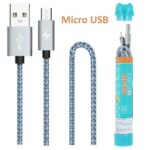 Câble de Charge et Synchro - Micro USB - Vogue Nylon - Devia
