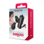 Oreillettes stéréo Bluetooth sans fils - TWE-200 - Noir - Forever