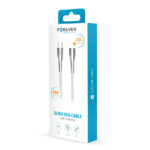 Câble de Charge et Synchro  - USB-C vers Lightning - 1m 27W Sleek - Forever