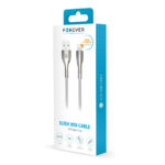 Câble de Charge et Synchro - USB vers Lightning - 1m 2.4A Sleek - Forever