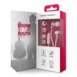 Oreillettes stéréo filaires métal avec micro - MSE-100 - Rose/Gold - Forever – Image 2