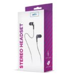 Oreillettes stéréo filaires jack 3.5mm - Noir - Setty