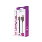 Câble de Charge et Synchro - USB vers Type C - 1 mètre 2A - Noir - Setty