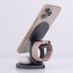 Socle chargeur magnétique par induction Magsafe 15W - 3 en 1 - MAWC-200 - Forever – Image 4