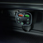Transmetteur Bluetooth FM carkit et chargeur auto 2xUSB 1xUSB-C 20W - TR-360 - Forever – Image 5