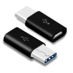 Adaptateur chargeur - Micro USB vers Micro USB type C - Noir - Phonit – Image 2