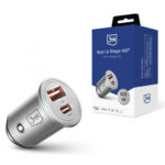 Chargeur voiture 1xUSB 1xUSB-C 45W - Hyper Car Charger - 3mk