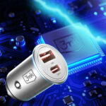 Chargeur voiture 1xUSB 1xUSB-C 30W - Hyper Car Charger - 3mk – Image 5