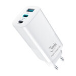 Chargeur Secteur 1xUSB 2xUSB-C 65W - Hyper Charger - 3mk – Image 2