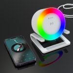 Enceinte Lumineuse 5W + Station de recharge 15W + Lampe de nuit - Devia – Image 2