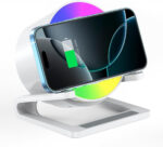 Enceinte Lumineuse 5W + Station de recharge 15W + Lampe de nuit - Devia