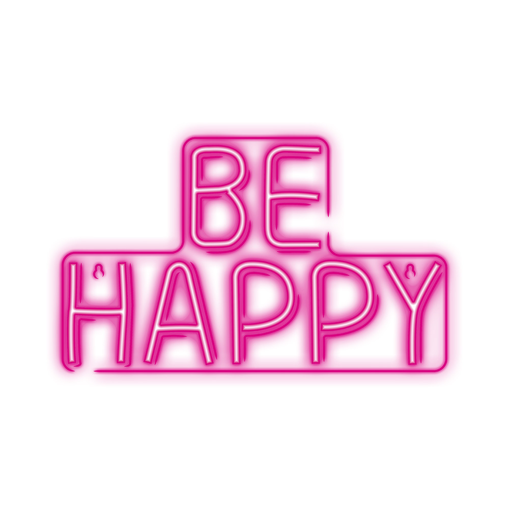 316047_oryg_2025311194444_large-1.jpg Néon PLEXI LED mural - Be happy – Image 1