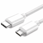 Câble Micro USB(M) vers USB-C(M) - 18W 1 mètre - Blanc - Bulk - Phonit
