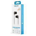 Oreillettes stéréo filaires USB-C avec micro - EP-02 - Noir - Forever