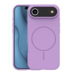 Apple iPhone Air – Coque Silicone MagSafe SlimRing – Mauve - Phonit