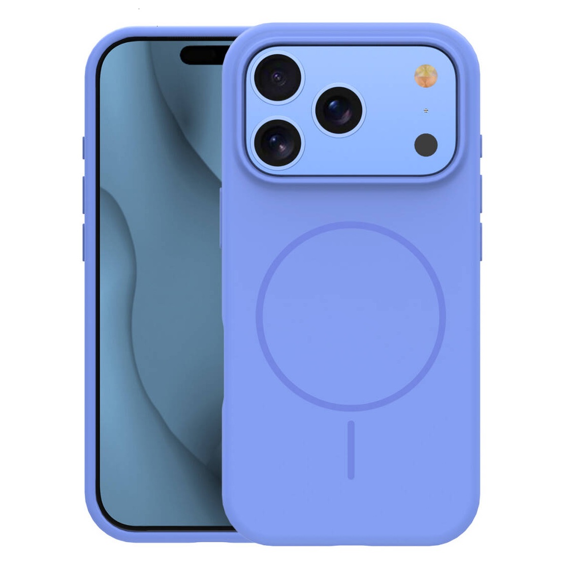 iphone-18-pro-bleu-clair-1 Apple iPhone 18 Pro Max/17 Pro Max – Coque Silicone MagSafe SlimRing – Bleu Clair - Phonit – Image 1