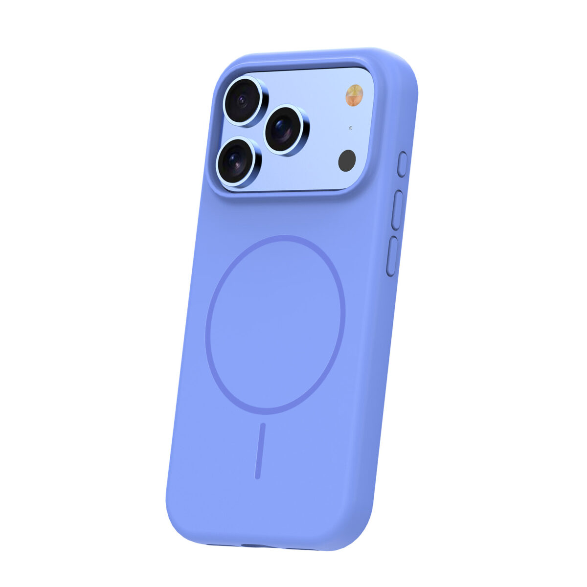 Apple iPhone 18 Pro Max/17 Pro Max – Coque Silicone MagSafe SlimRing – Bleu Clair - Phonit – Image 3