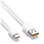 Câble de charge rapide - USB-USB-C - SuperVOOC 65W 1M Blanc - Original Oppo DL136 - Bulk – Image 3
