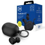 Oreillettes stéréo Bluetooth sans fils - FlowBuds 6.0 - Noir - 3mk