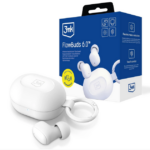 Oreillettes stéréo Bluetooth sans fils - FlowBuds 6.0 - Blanc - 3mk