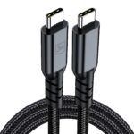 Câble USB-C/USB-C 240W ThunderBolt 4 2m - Hyper Cable N-SERIES - Noir - 3mk – Image 2
