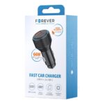 Adaptateur chargeur auto 1xUSB + 2xType C - 66W - CC-07 - Forever