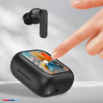 Ecouteurs Bluetooth avec ANC+ENC et écran – TWSS-500 – noir – Forever – Image 7