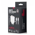 Pack Smartphone/Laptop - Chargeur secteur + Câble USB-C - 45W - Maxlife