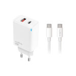 Pack Smartphone/Laptop - Chargeur secteur + Câble USB-C - 45W - Maxlife – Image 2