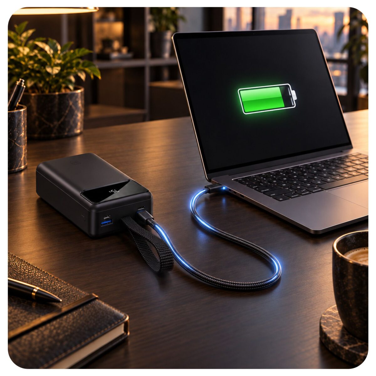 Batterie de secours 30000mAh - OmniLoop 45W - 3mk – Image 2