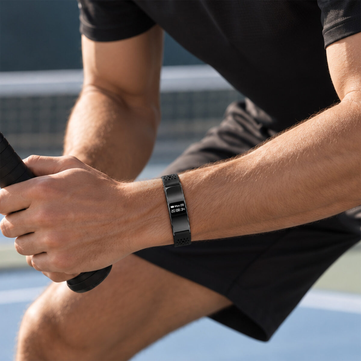 Bracelet connecté bluetooth - Elegance B8 - Noir - Forever – Image 4
