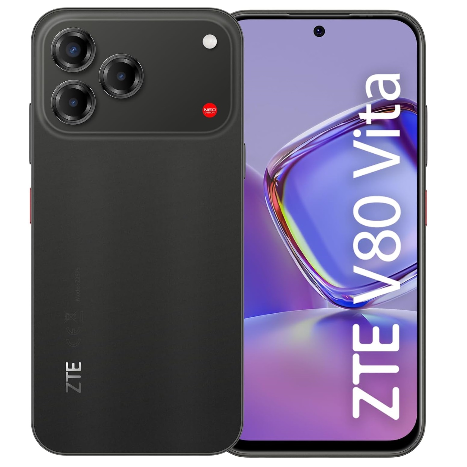zte-v80-vita-1 ZTE Blade V80 Vita 4G 256GB - Noir + Coque Transparente Incluse – Image 1